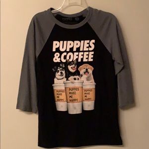Puppies make me happy t shirt